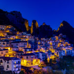 Castelmezzano di notte - ph Lorenzo Palazzo